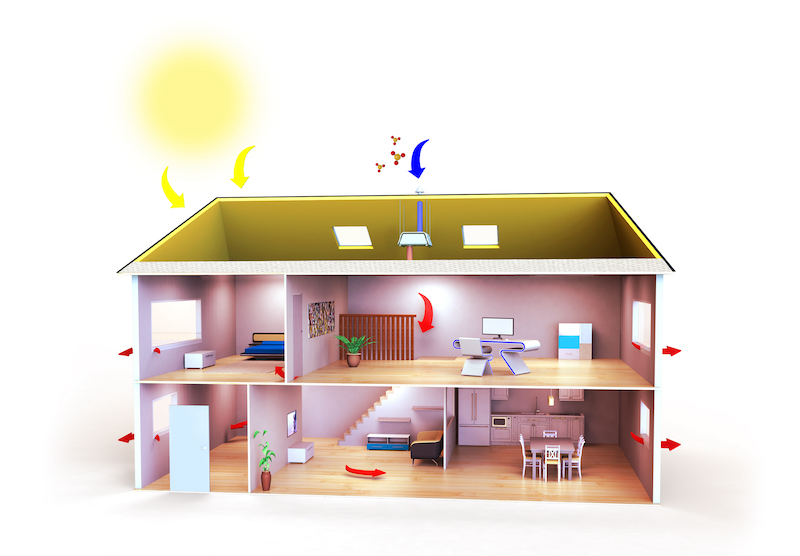 Illustration ventilation positive VPS